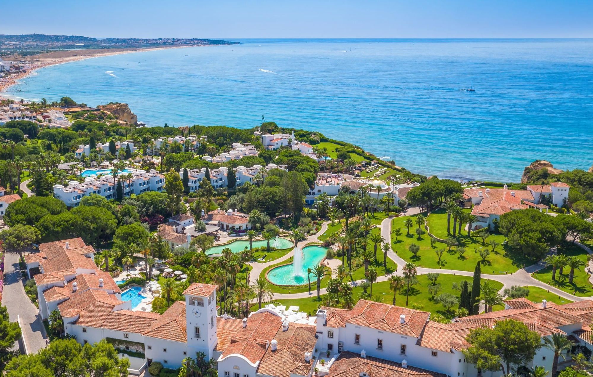 Vila Vita Parc Armação de Pêra Exterior foto Aerial view of Quinta do Lago